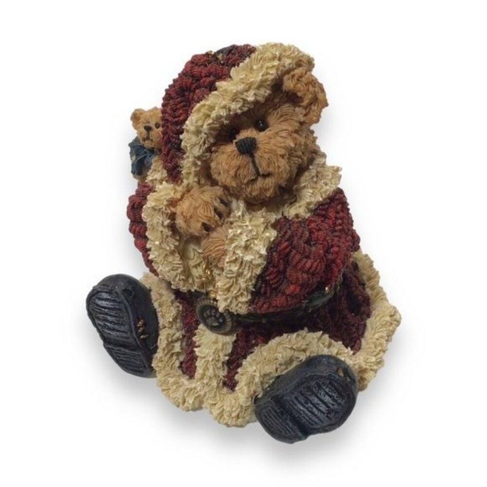 Boyds Bears S.C. Kringlebear with Wrapper Treasure Box 392172 Retired Christmas